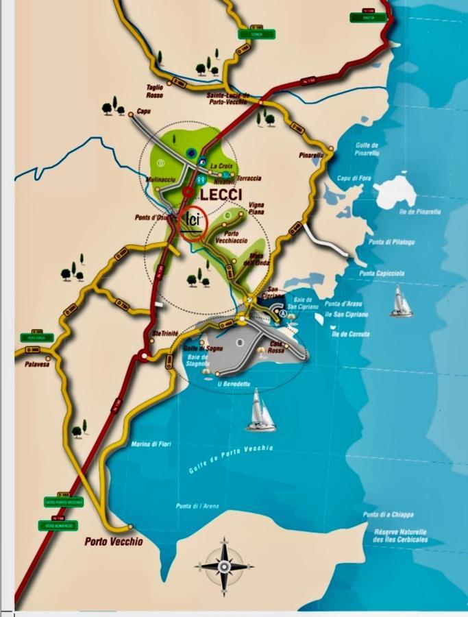 Villa Le Corail Rouge Corse Lecci Zewnętrze zdjęcie
